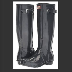 Hunter Womens Original Tall Gloss Rain Boots